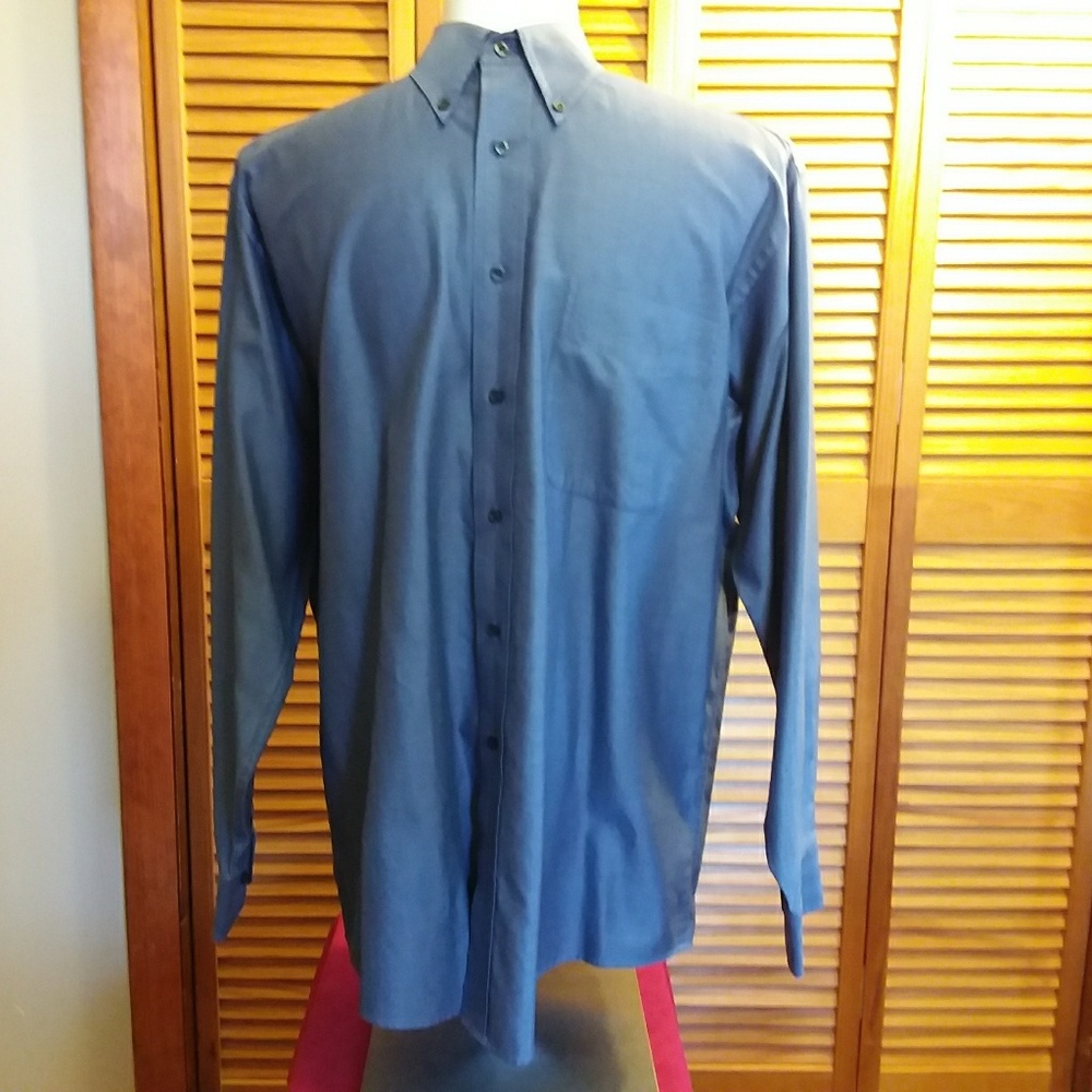 Jos. A. Bank Long Sleeve Dark Gray Dress Shirt